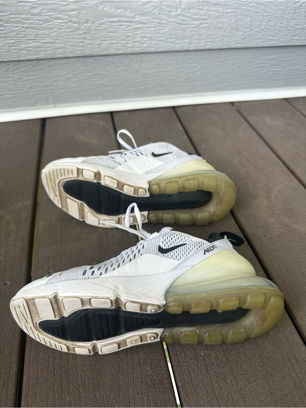 Nike Air Max 270 White/Black Women’s Athletic Shoes